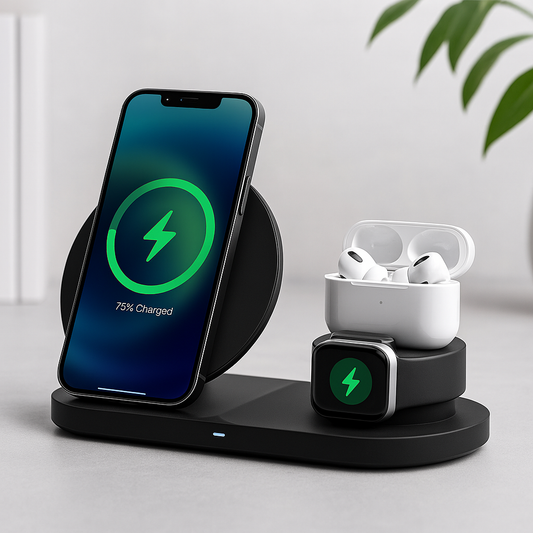 Station de charge sans fil 3-en-1