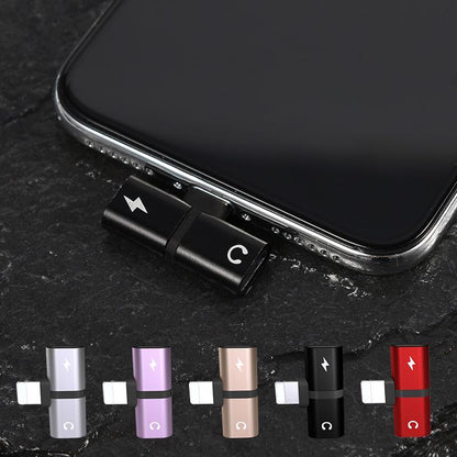 Adaptateur 2-en-1 charge et audio pour iPhone
