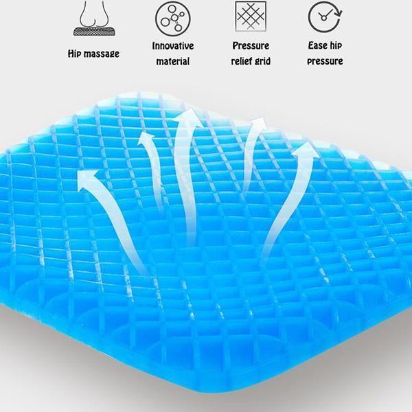 Coussin d'assise en gel respirant