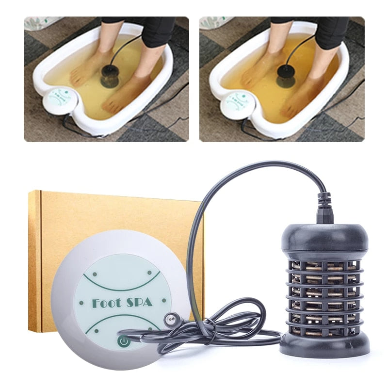 Bain de pieds ionique relaxant