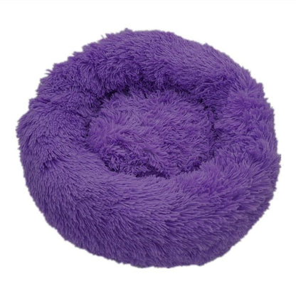 Panier donut moelleux pour chien et chat