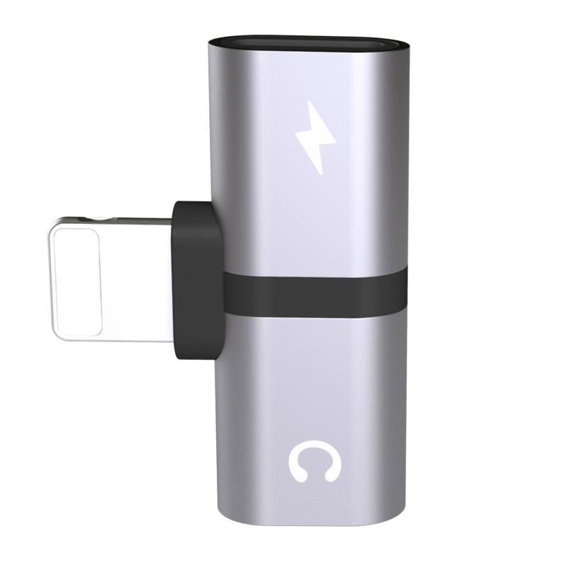 Adaptateur 2-en-1 charge et audio pour iPhone