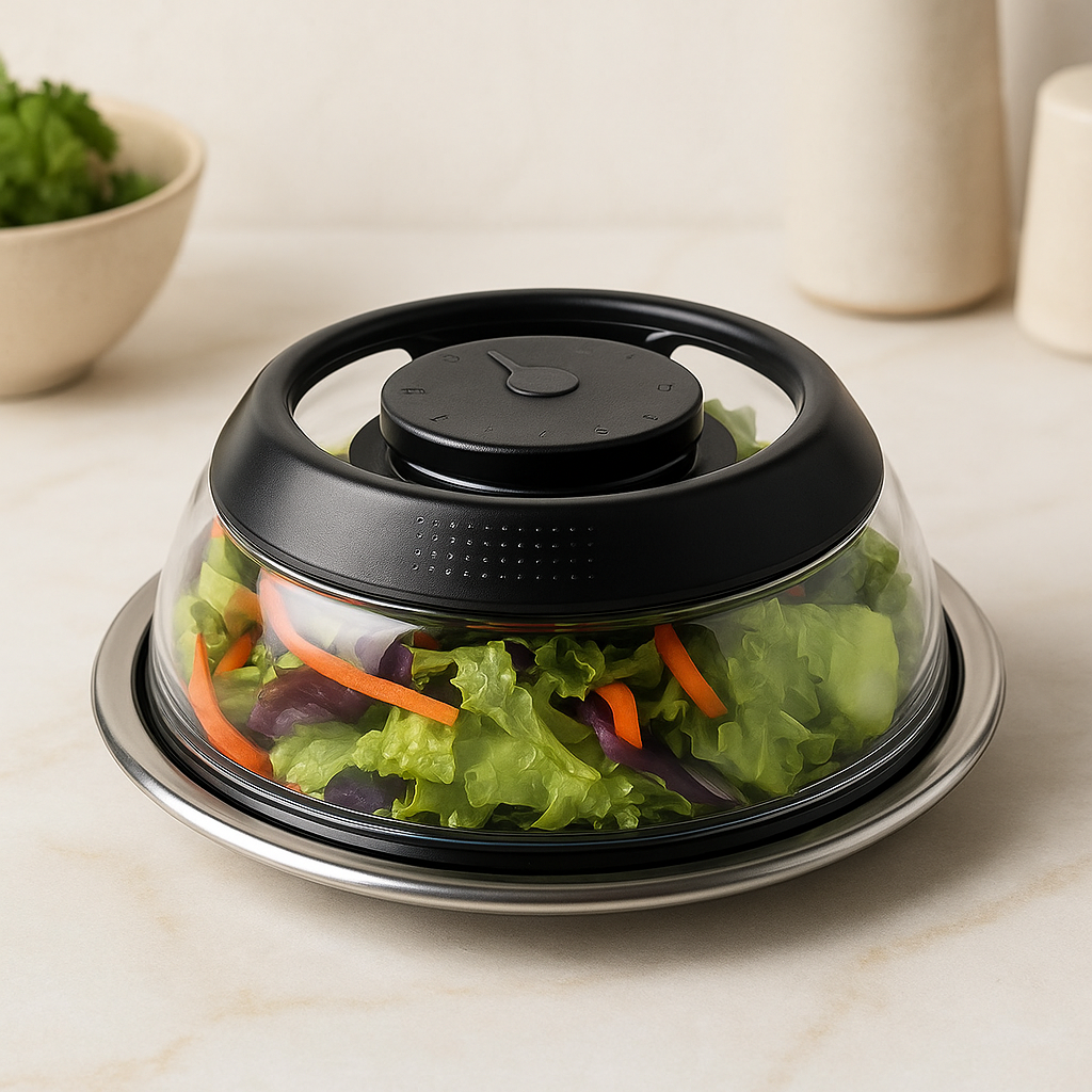 Couvercle alimentaire sous vide réutilisable