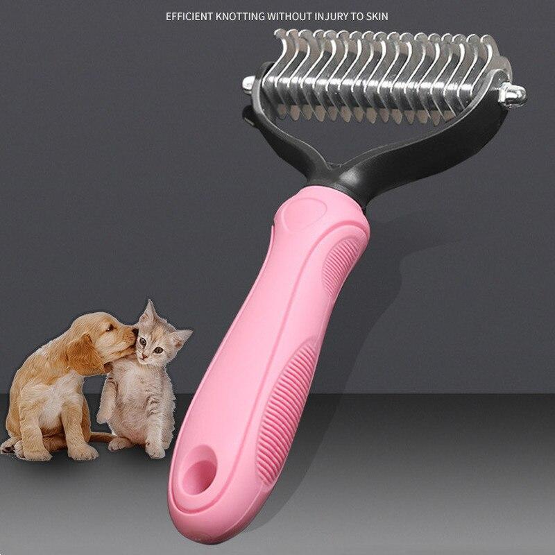 Peigne démêlant anti-noeuds pour chien et chat