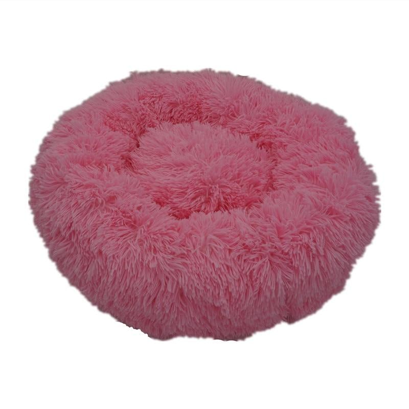 Panier donut moelleux pour chien et chat