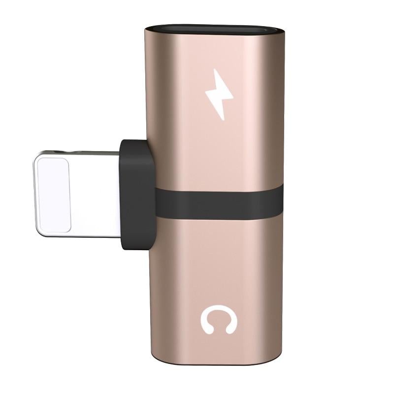 Adaptateur 2-en-1 charge et audio pour iPhone